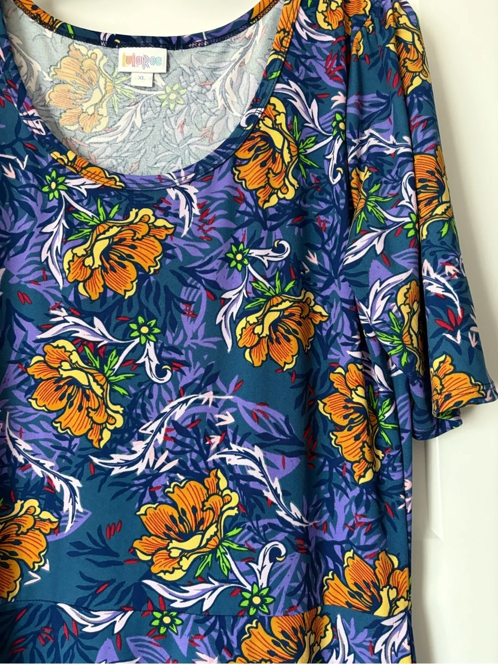 LuLaRoe “Ana” Maxi Dress with Floral Print Flowy - Picture 3 of 3